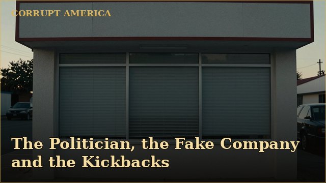 Corrupt America: The Politician, the Fake Company and the Kickbacks