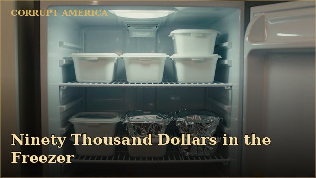 Corrupt America: Ninety Thousand Dollars in the Freezer