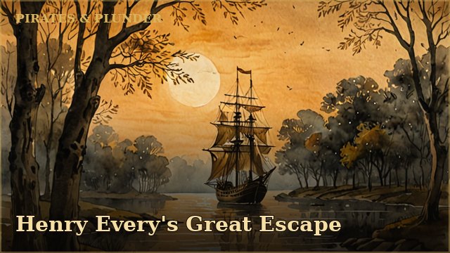 Pirates & Plunder: Henry Every's Great Escape