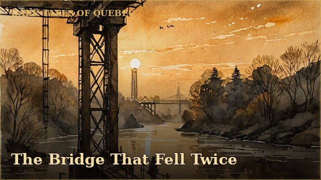 Dark Tales of Quebec: The Bridge That Fell Twice